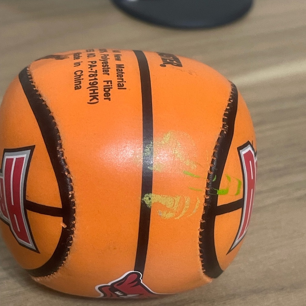 Arkansas Razorbacks squishy Orange Mini Basketball - Picture 3 of 4